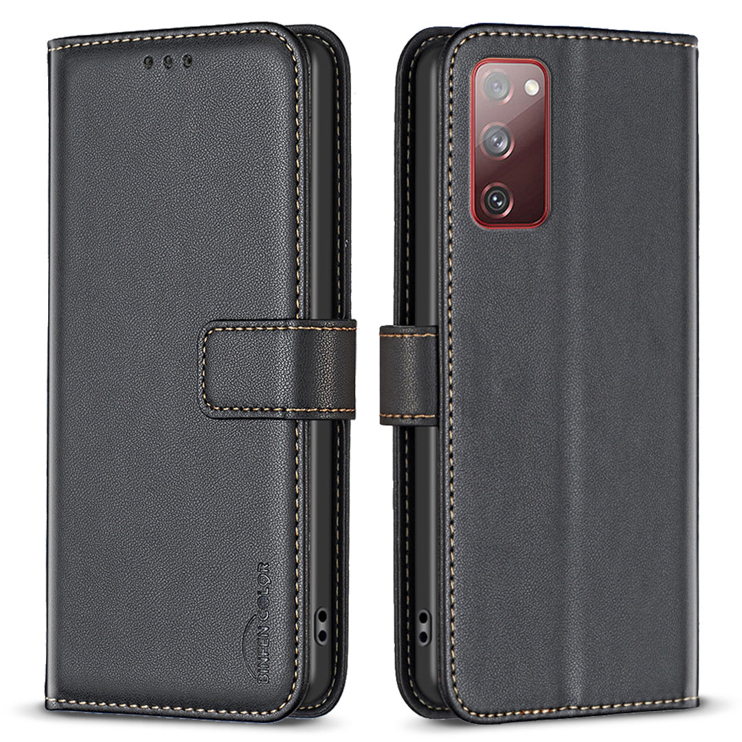 BINFEN COLOR BF17 til Samsung Galaxy S20 FE 5G / S20 FE / S20 FE 2022 / S20 Lite PU læder Telefon Cover Stand Pung Etui BINFEN COLOR BF17 til Samsung Galaxy S20 FE 5G / S20 FE / S20 FE 2022 / S20 Lite PU læder Telefon Cover Stand Pung Etui